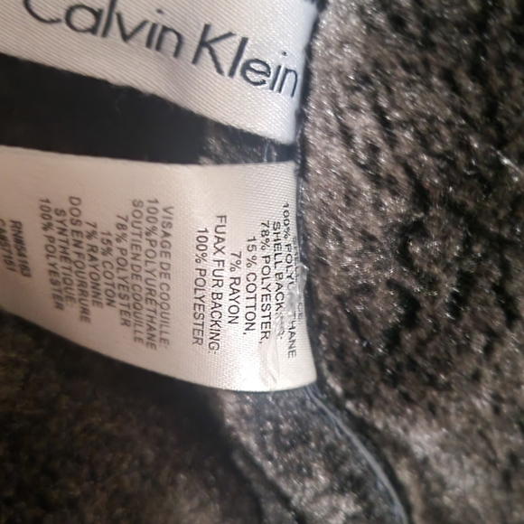 Calvin Klein Leather Coat - Picture 4 of 6